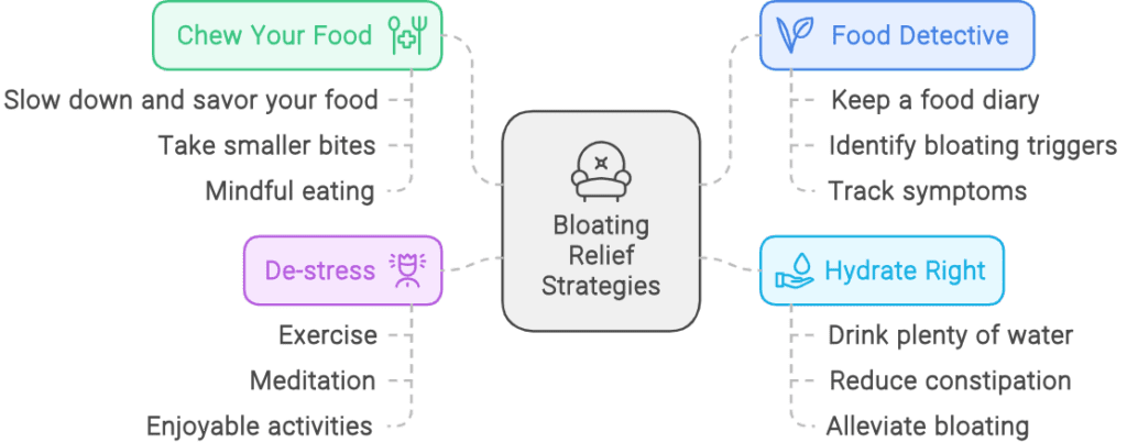 Bloating relief strategies